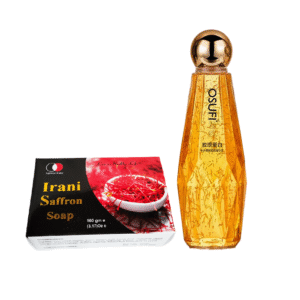OSUFI বড়ো সিরাম + ১ পিস  Iranian saffron soap - i1bos1