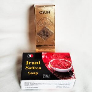 OSUFI ছোট সিরাম + ১ পিস  Iranian saffron soap - i1sos1